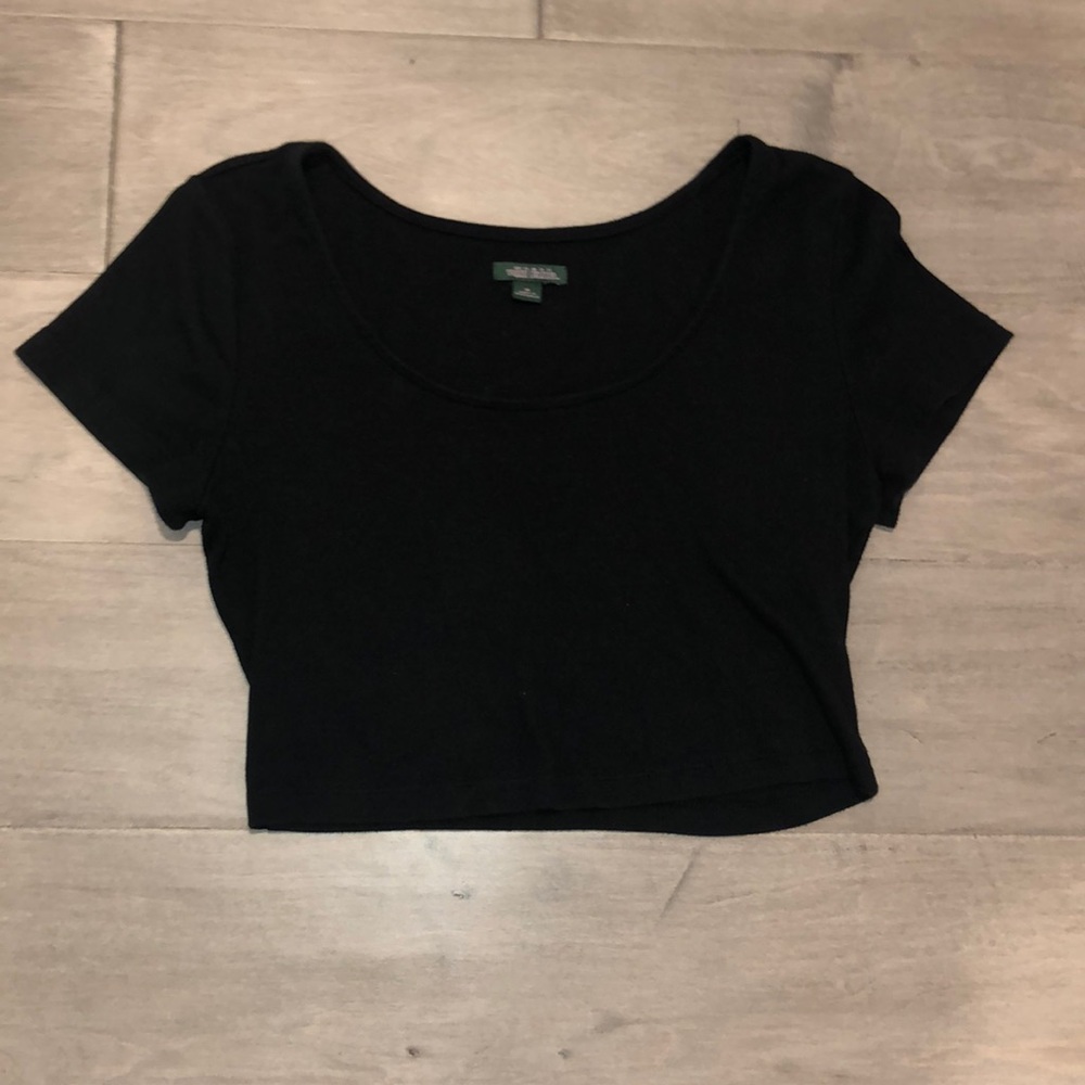 Black Crop Top
